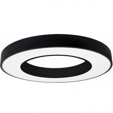 LED Ceiling Light, Round Shape, Black Body, 36W, Warm Light