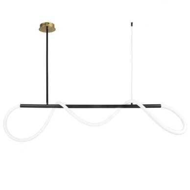 LED Ceiling Lamp, 36W, Black, Warm Light 1