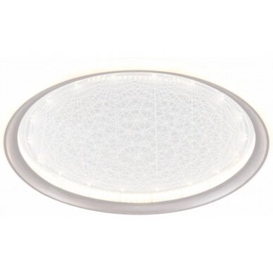 LED lubų šviestuvas, 42W, sidabrinis, dimeriuojamas, nuotolinis valdymas, CCT 1 LED lubų šviestuvas, 42W, sidabrinis, dimeriuojamas, nuotolinis valdymas, CCT 1