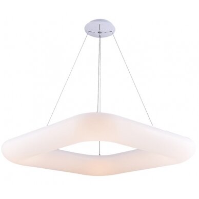 LED Suspending Light, White, Square, 50W, Warm Light