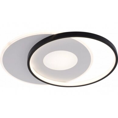 LED Ceiling Lamp, 54W, White/Black, Dimmable, Remote Control, CCT 1