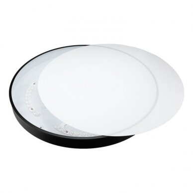 LED lubų šviestuvas, 54W, juodas, neutrali balta šviesa 2
