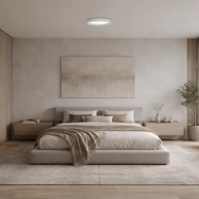 LED lubų šviestuvas, 60W, apvalus, baltas, CCT šviesa 1