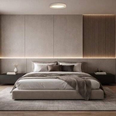 LED Ceiling Light, 60W, Beige, DIP Switch, CCT 1