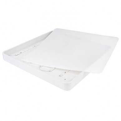 LED lubų šviestuvas, 64W, baltas, kvadratinis, šilta balta šviesa 2 LED lubų šviestuvas, 64W, baltas, kvadratinis, šilta balta šviesa 2