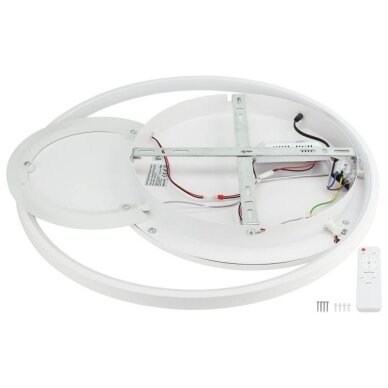 LED Ceiling Light, 64W, White/Grey, CCT Light, Remote Control 5