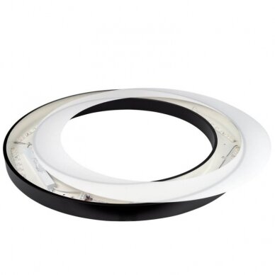 LED lubų šviestuvas, 64W, juodas, apvalus, neutrali balta šviesa 2 LED lubų šviestuvas, 64W, juodas, apvalus, neutrali balta šviesa 2