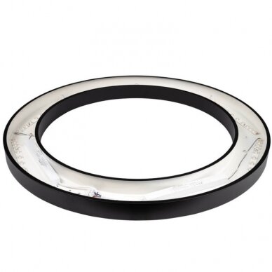 LED Ceiling Light, Round Shape, Black Body, 64W, Warm Light 1