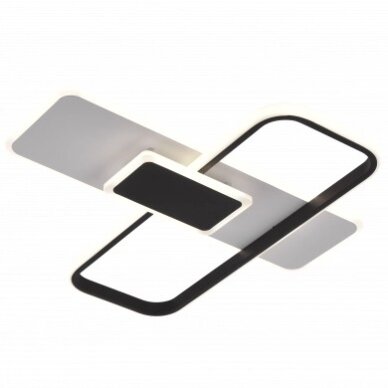 LED Ceiling Light, 68W, White/Black, CCT Light, Remote Control