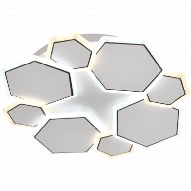 LED Ceiling Light, 68W, White/Grey, CCT Light, Remote Control 1