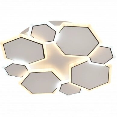 LED Ceiling Light, 68W, White/Grey, CCT Light, Remote Control 2