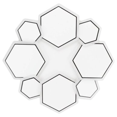 LED Ceiling Light, 68W, White/Grey, CCT Light, Remote Control 4