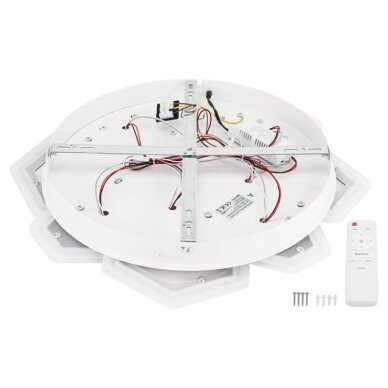 LED Ceiling Light, 68W, White/Grey, CCT Light, Remote Control 5