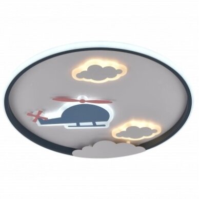 LED Ceiling Light, 78W, White/Black, CCT Light, Remote Control 1