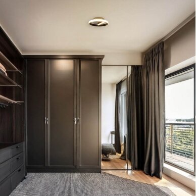 LED lubų šviestuvas, 7W, juodas, šilta balta šviesa 4