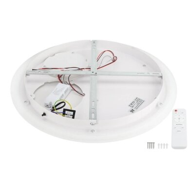LED Ceiling Light, 84W, White/Gray, CCT Light, Remote Control 5
