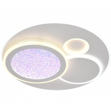 LED Ceiling Light, 84W, White/Gray, CCT Light, Remote Control