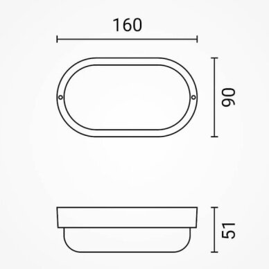 LED Surface Ceiling, 8W, Neutral Light 4