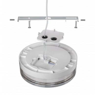 LED Outdoor Ceiling Light, Round, Black/White, 18W, 3CCT, IP65 1