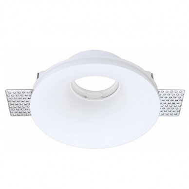 LED lubų šviestuvas, apvalus, gipsinis 2