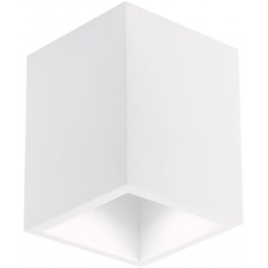 LED lubų šviestuvas, kvadratinis, baltas