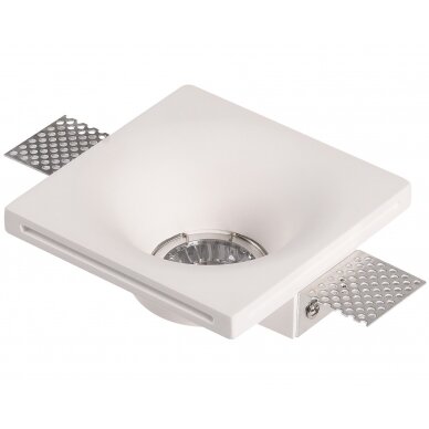 LED lubų šviestuvas, kvadratinis, gipsinis, apvalus 1