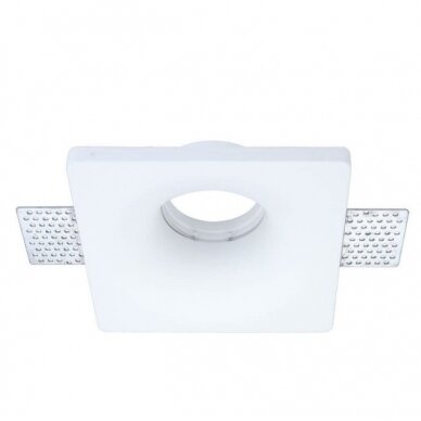 LED lubų šviestuvas, kvadratinis, gipsinis, apvalus 2