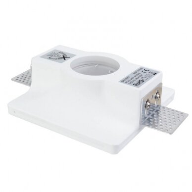 LED lubų šviestuvas, kvadratinis, gipsinis, apvalus 3