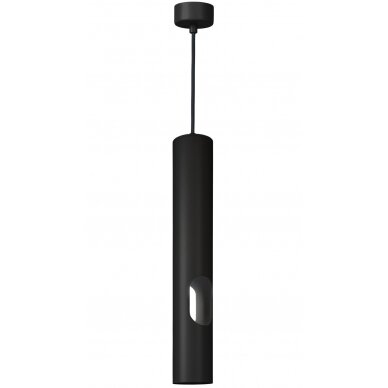 LED Hanging Fixture Socket, Black, 400mm