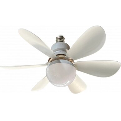 LED lubų šviestuvas/ventiliatorius, 12W, CCT šviesa, baltas, nuotolinis valdymas LED lubų šviestuvas/ventiliatorius, 12W, CCT šviesa, baltas, nuotolinis valdymas