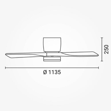 LED lubų šviestuvas/ventiliatorius, 18W, CCT šviesa, baltas/medis, nuotolinis valdymas 4 LED lubų šviestuvas/ventiliatorius, 18W, CCT šviesa, baltas/medis, nuotolinis valdymas 4