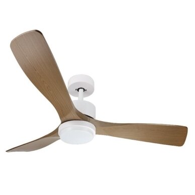 LED Fan Ceiling, 18W, CCT, White/Wood, Remote Control 1