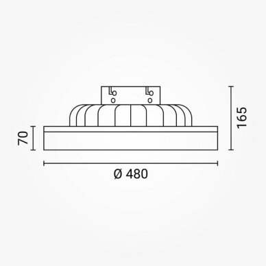 LED Fan Ceiling, 36W, CCT, White, Remote Control 4