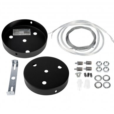 Ceiling Plate For Pendant Lamps, Black