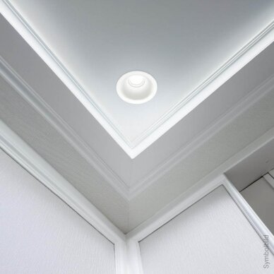 LED Ceiling Spotlight, Round, Gypsum 4