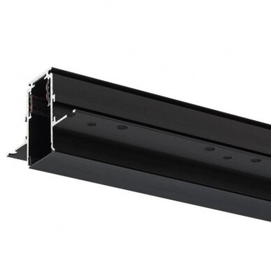 LED Magnetic Track System R20B, width 2.5cm, Built-In, Black, length 1m 2