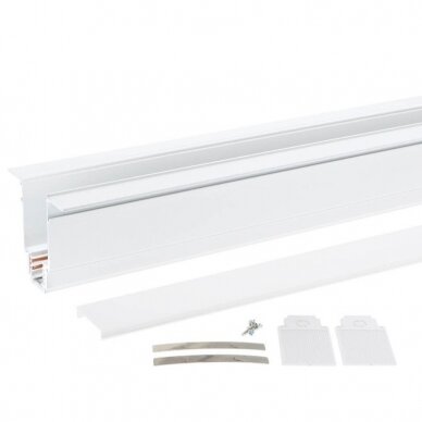 LED Magnetic Track System R35, width 3.5cm, Built-In, White, length 2m 3 LED Magnetic Track System R35, width 3.5cm, Built-In, White, length 2m 3