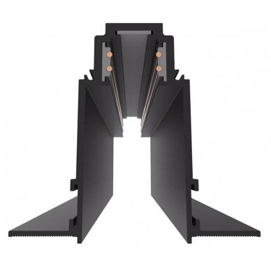 LED Magnetic Track System R35, width 3.5cm, Built-In, Black, length 1m