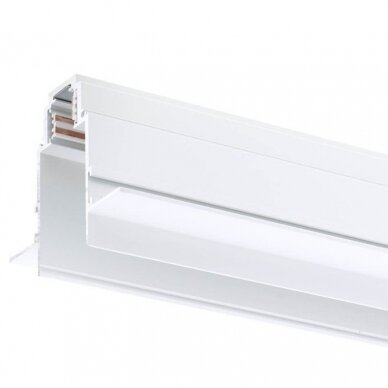 LED magnetinė sistema R35B, plotis 3.5cm, įmontuojama, balta, ilgis 1.5m 1