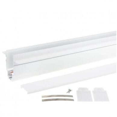 LED magnetinė sistema R35B, plotis 3.5cm, įmontuojama, balta, ilgis 1.5m 3