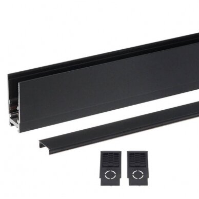 LED magnetinė sistema S15, plotis 1.9cm, kabanti/paviršinė, juoda, ilgis 1.5m 3 LED magnetinė sistema S15, plotis 1.9cm, kabanti/paviršinė, juoda, ilgis 1.5m 3