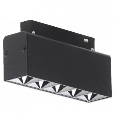 LED magnetinis linijinis prožektorius M35, 10W, 800Lm, 5 lemputės, juodas, neutrali balta šviesa 1 LED magnetinis linijinis prožektorius M35, 10W, 800Lm, 5 lemputės, juodas, neutrali balta šviesa 1
