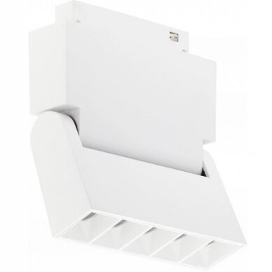 LED magnetinis linijinis prožektorius M35, 10W, 800Lm, lankstomas, 5 lemputės, baltas, šilta balta šviesa 1 LED magnetinis linijinis prožektorius M35, 10W, 800Lm, lankstomas, 5 lemputės, baltas, šilta balta šviesa 1