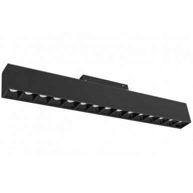 LED Magnetic Linear Floodlight M35, 20W, 1600Lm, 10 Heads, Black, Neutral Light