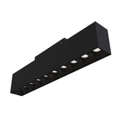 LED magnetinis linijinis prožektorius M35, 20W, 1600Lm, 10 lempučių, juodas, dimeriuojamas, šilta balta šviesa LED magnetinis linijinis prožektorius M35, 20W, 1600Lm, 10 lempučių, juodas, dimeriuojamas, šilta balta šviesa