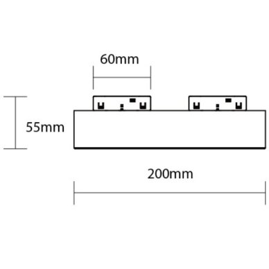 LED Magnetic Wall/Ceiling Light M05, 48V, 20W, Neutral Light 1
