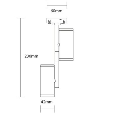 LED Magnetic Spot Floodlight M05, 48V, 2x7W, Neutral Light 1