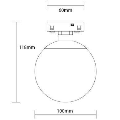 LED magnetinis prožektorius M05, 5W, šilta balta šviesa 1