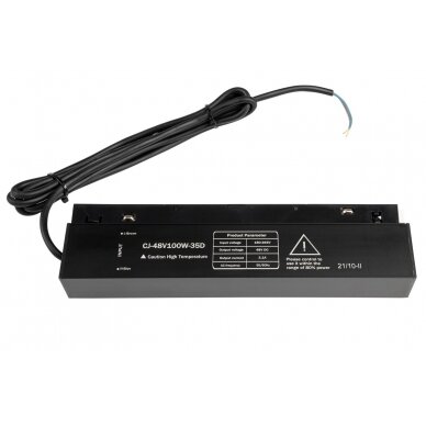 LED magnetinių prožektorių M35 maitinimo šaltinis, 48V, 100W