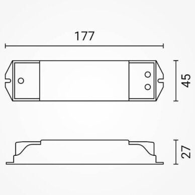 LED Dimming Driver, 12-36V, 5A/Ch, 4 Channels 2